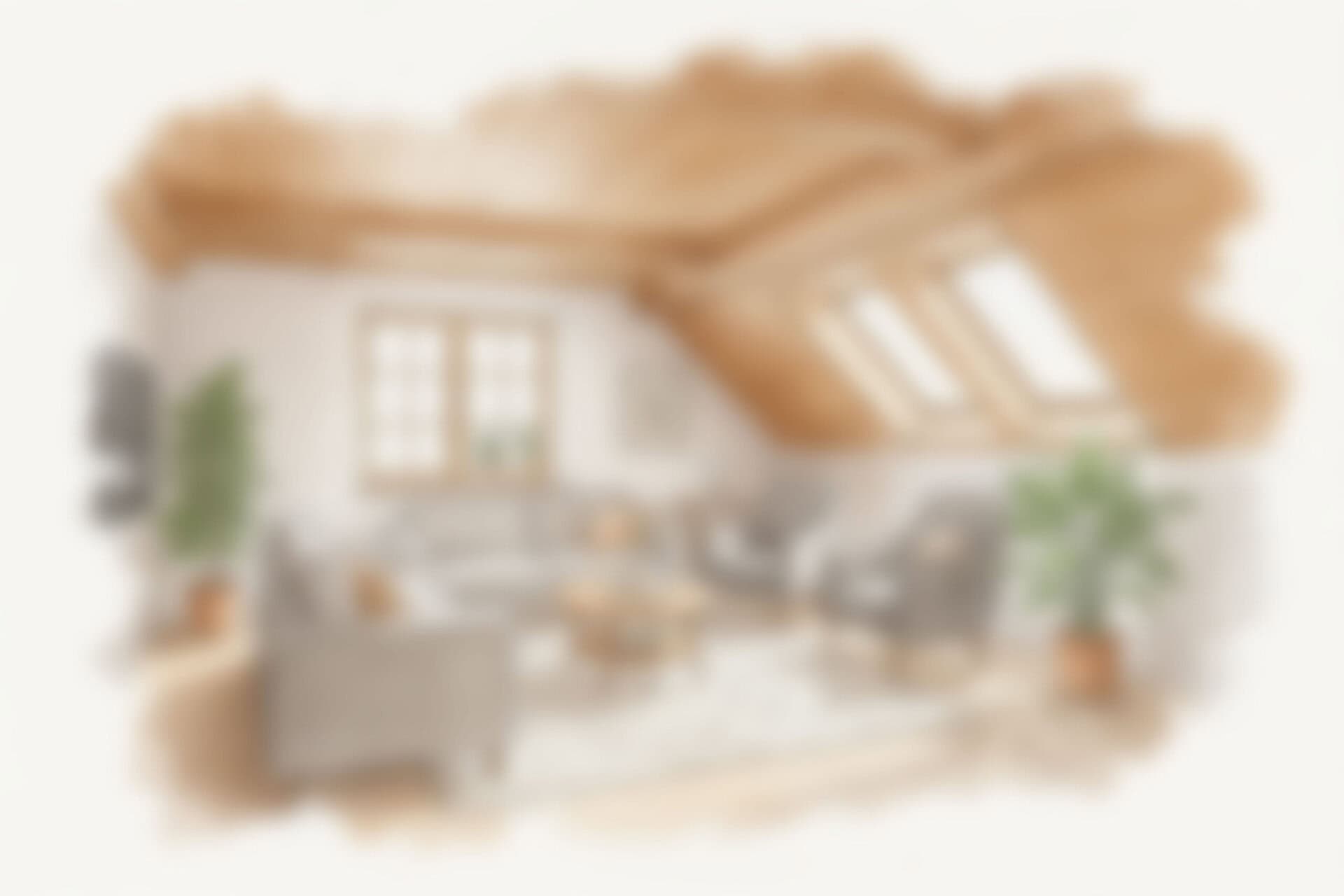 Gemütliches Ferienhaus Karl mit modernem Interieur und Holzdecke in ruhiger Lage.