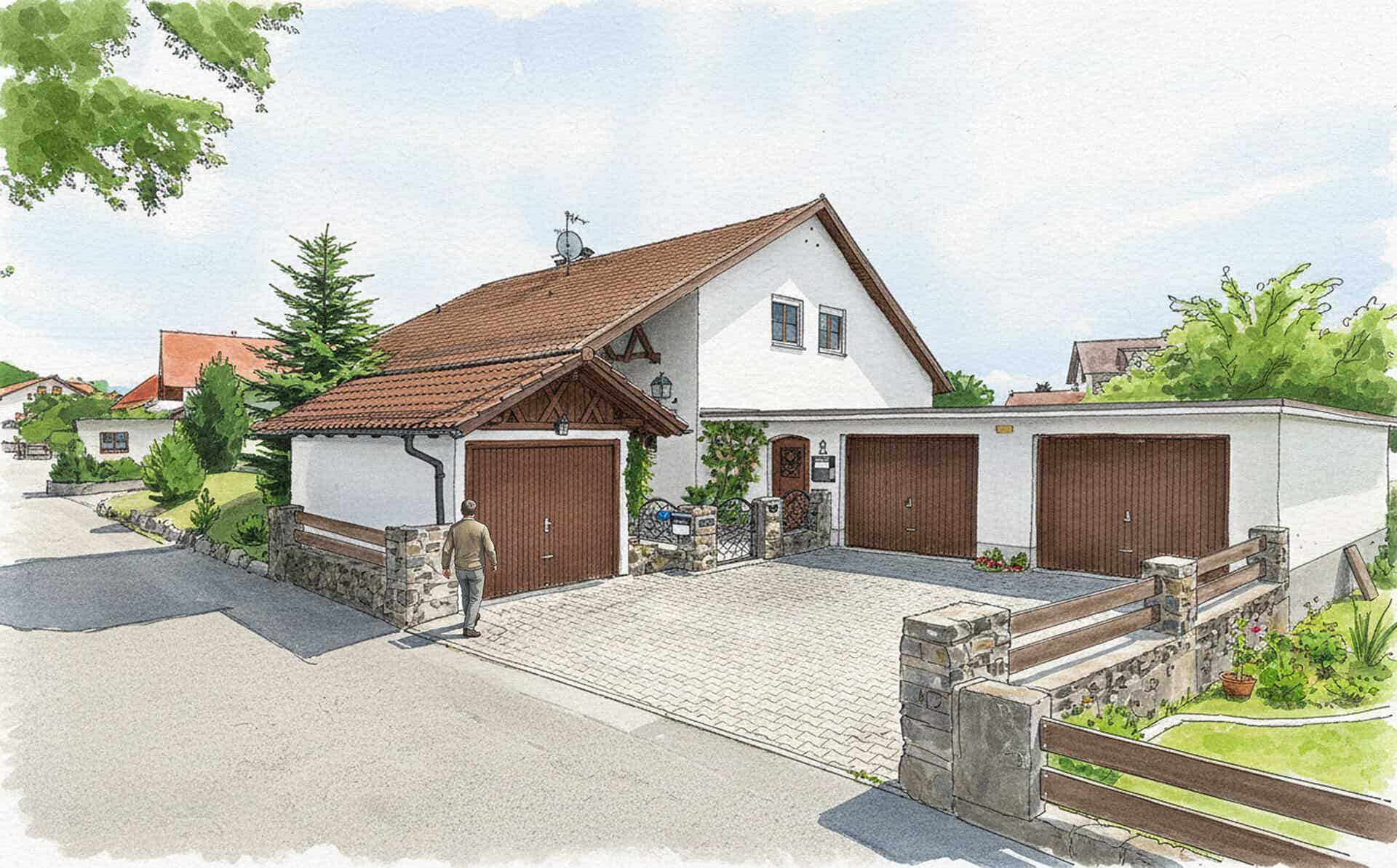 Gemütliches Ferienhaus mit Garten in ruhiger Lage, Ideal für Urlaub und Erholung.
