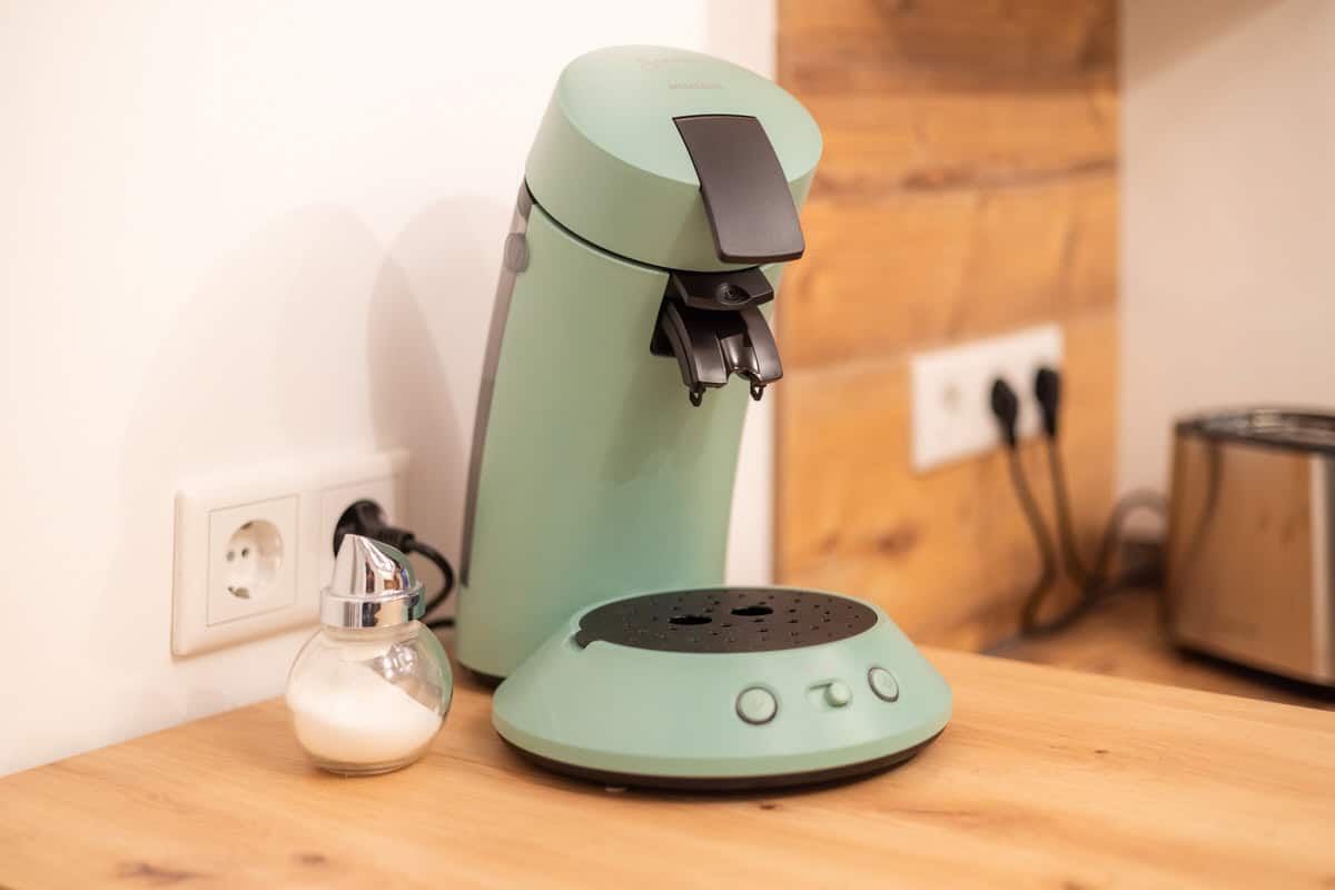 Kaffeevollautomat in Ferienhaus Karl, hochwertig und modern.